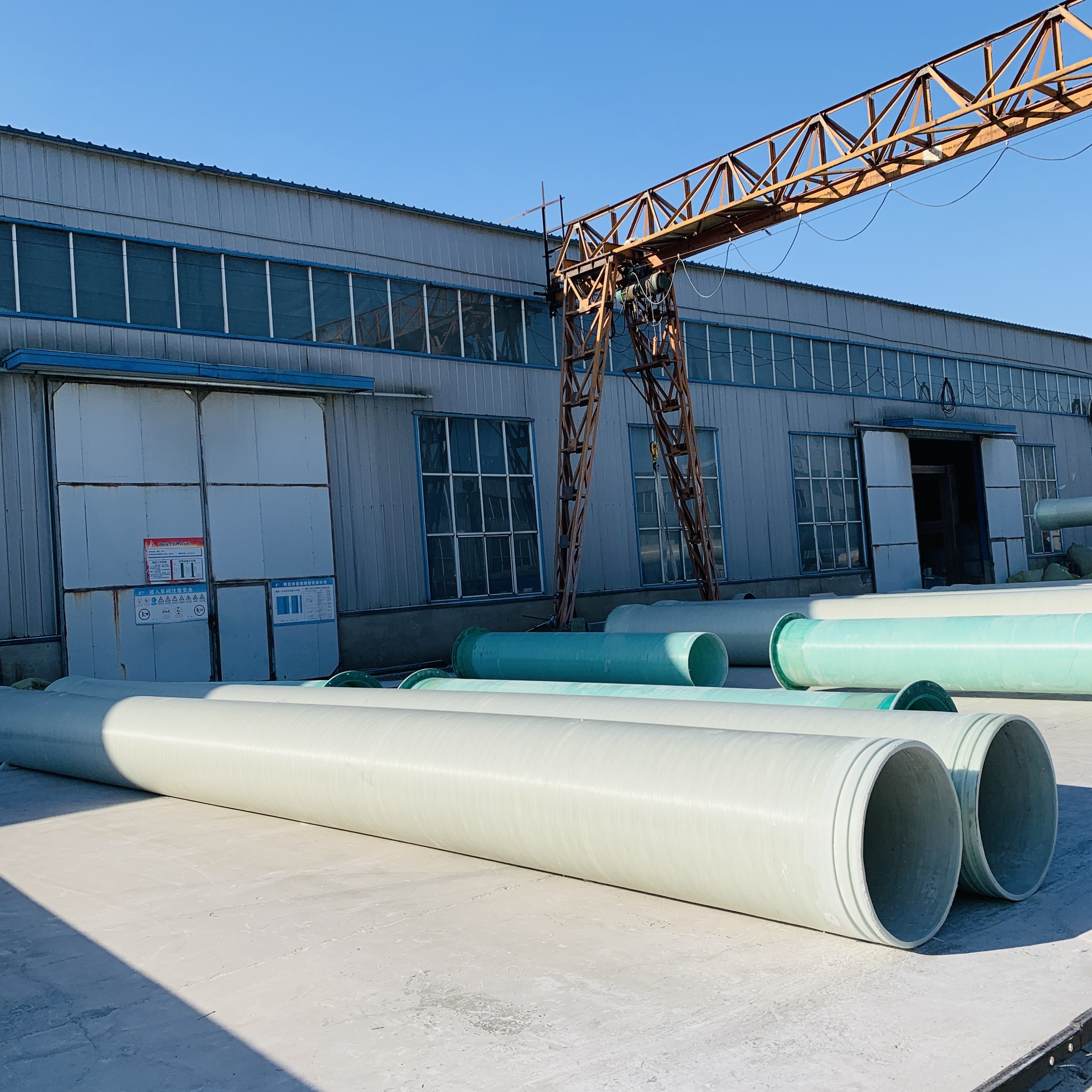 Frp Grp Pipe Sand Inclusion Glass Fiber Reinforced Plastic Pipe Transportation Liquid Gas Pipe