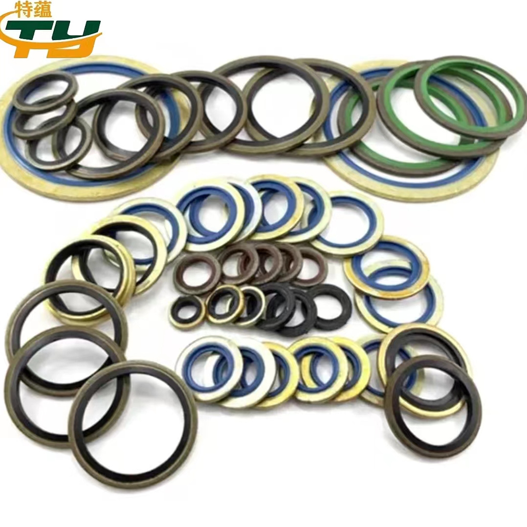 Bonded Seal Gasket Composite Gasket Iron Rubber Stainless Steel Compound Gasket for agricultural machinery