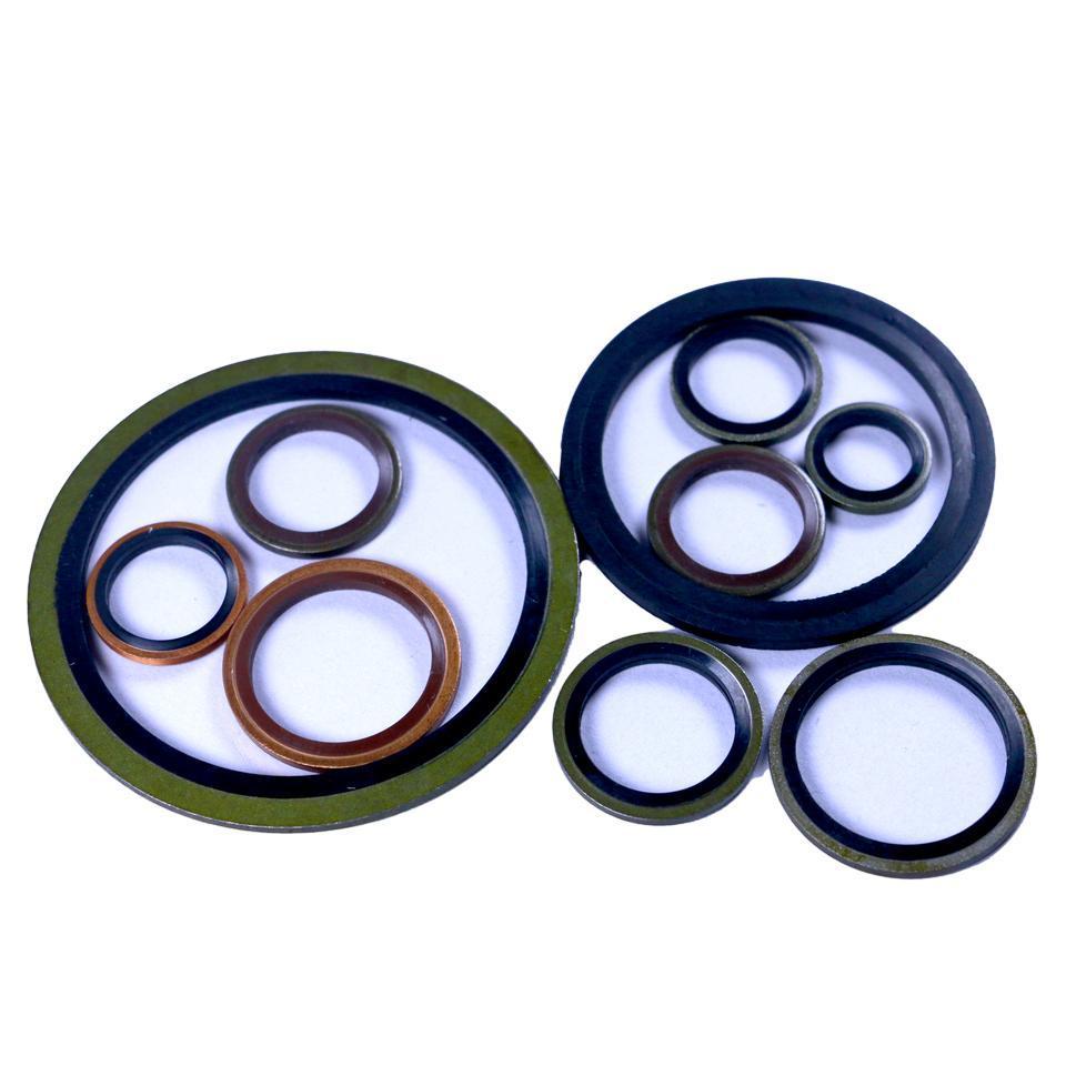 Bonded Seal Gasket Composite Gasket Iron Rubber Stainless Steel Compound Gasket for agricultural machinery