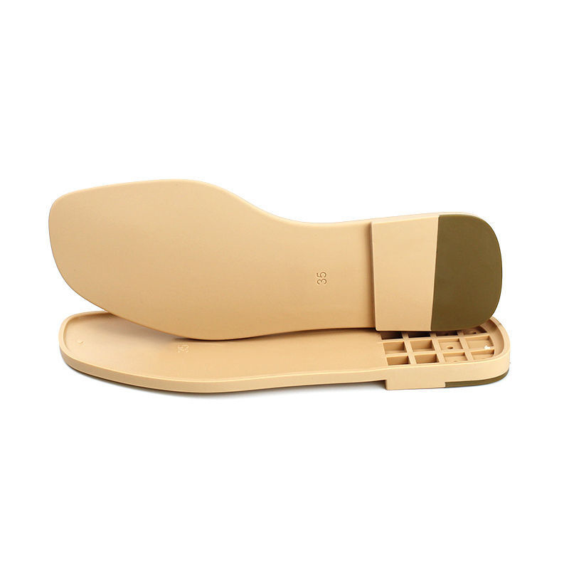 Custom Manufacturers wholesale TPU soles with two-color thick heel and round head casual sole