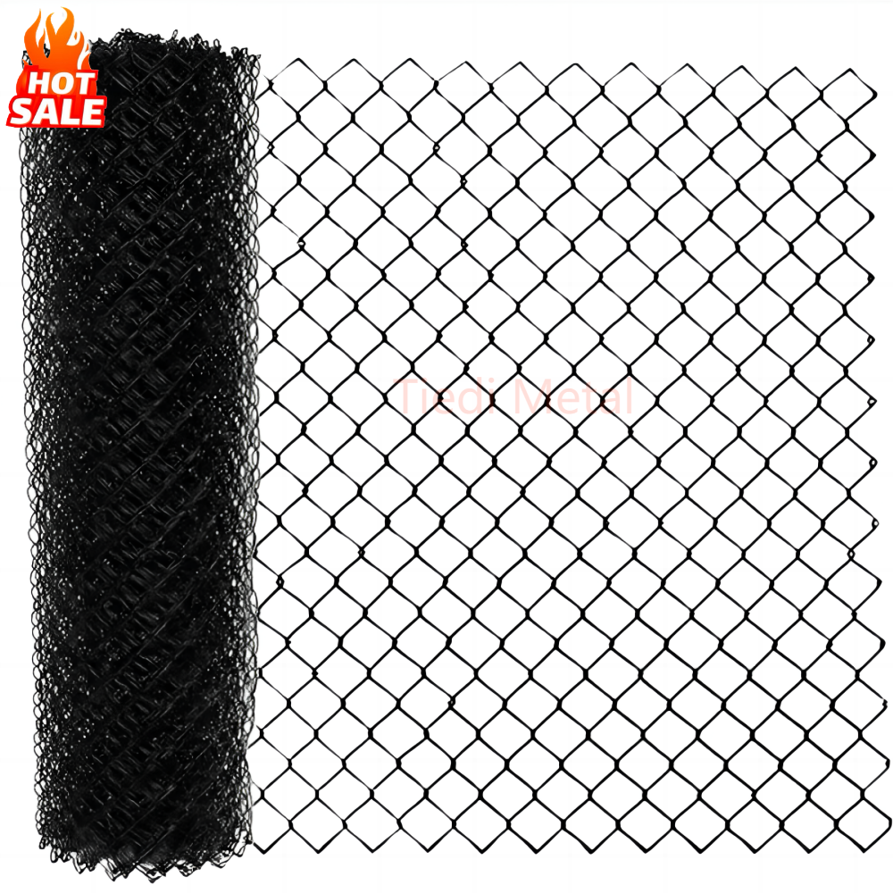 Best Price Chain Link Fence 100 Ft Roll Chain Link Fence Black Chainlink Fencing