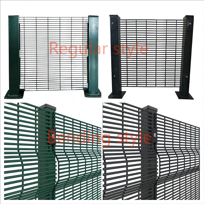 Galvanized Powder Coated Clear View High Security Fence Anti Climb Fence Panel 358 Anti Climb Fence