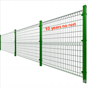 Outdoor Pvc Coated Hot Dipped Galvanized 3D Bending Triangle 3D Fence 3D Curved Welded Wire Mesh Fence Garden Fence