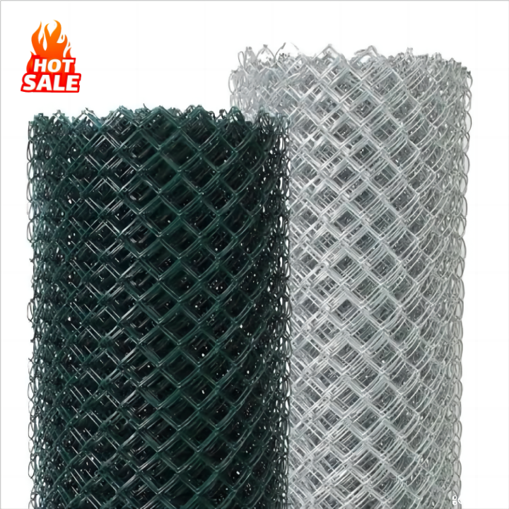 100 Ft Chain Link Fence 25 Ft Plastic Diamond Chain Link Fence Wire Roll Commercial Chain Link Fence Wire Mesh