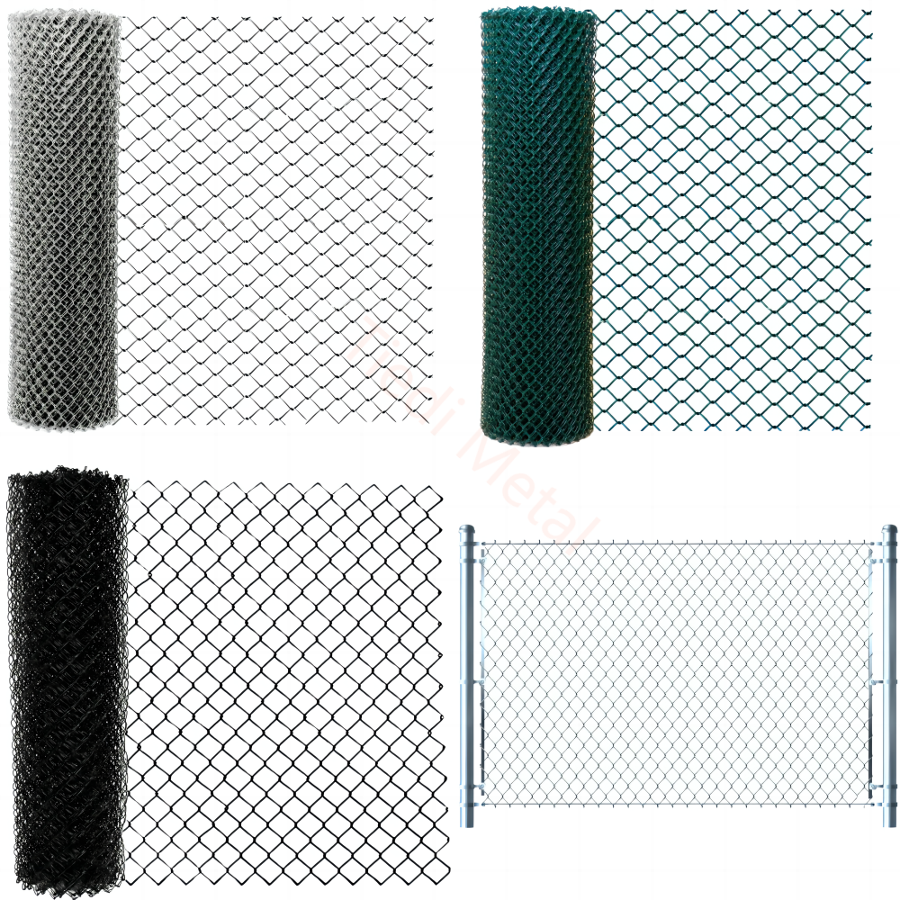 100 Ft Chain Link Fence 25 Ft Plastic Diamond Chain Link Fence Wire Roll Commercial Chain Link Fence Wire Mesh