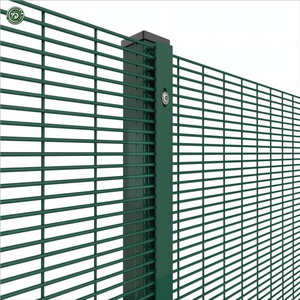 Galvanized Powder Coated Clear View High Security Fence Anti Climb Fence Panel 358 Anti Climb Fence