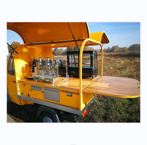 Ice Cream Coffee Mobile Tuk-tuk Food Truck Awning Manufacturers Made In China Tricycle Food Truck