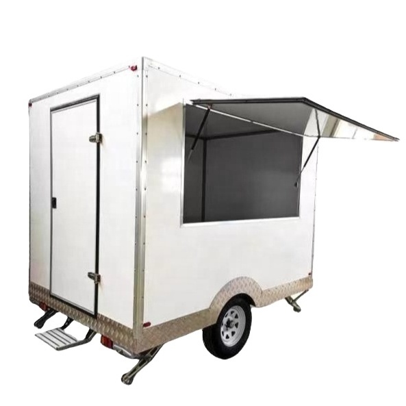 2023 Popular american concession mobile food cart Pizza trailer sandwich Taco icecream truck for sale