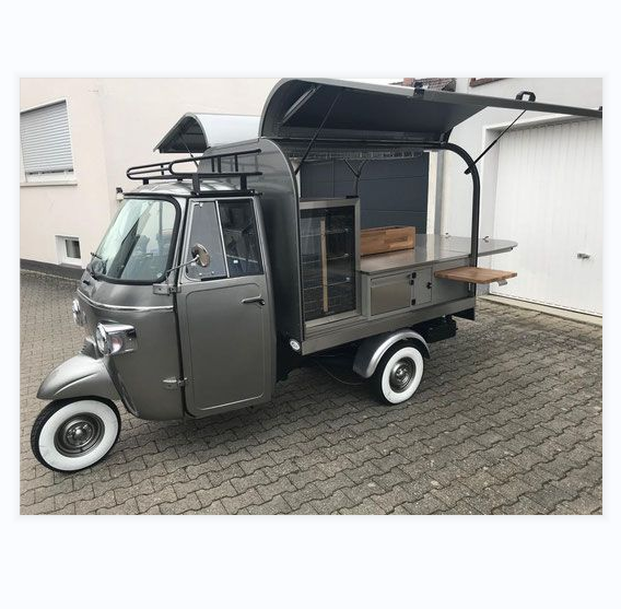 Mobile Kitchen Tricycle Food Truck Food Shop Pizza Air Conditioning Unit For Sale Tricycle Food Truck