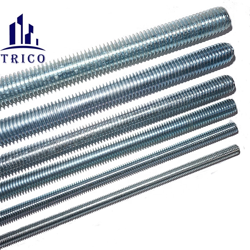 Hebei TRICO Galvanized Threaded Stud Rod Studs Threaded Rods 304 Stainless Steel Full Thread Tod