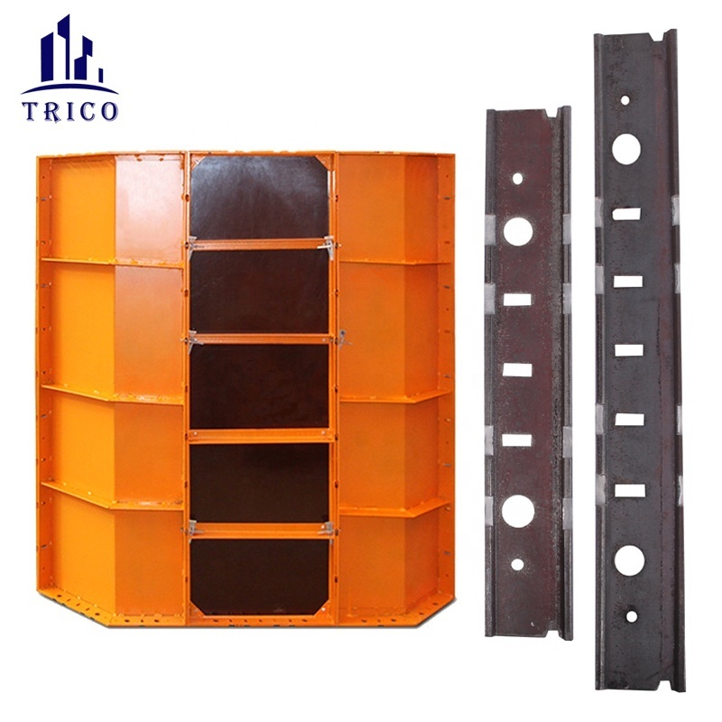 Hebei Factory Price Concrete Formwork Steel Panel Korea Euro Forms Wall Concrete Steel-Ply Panel  with Flat Tie Wedge Pin