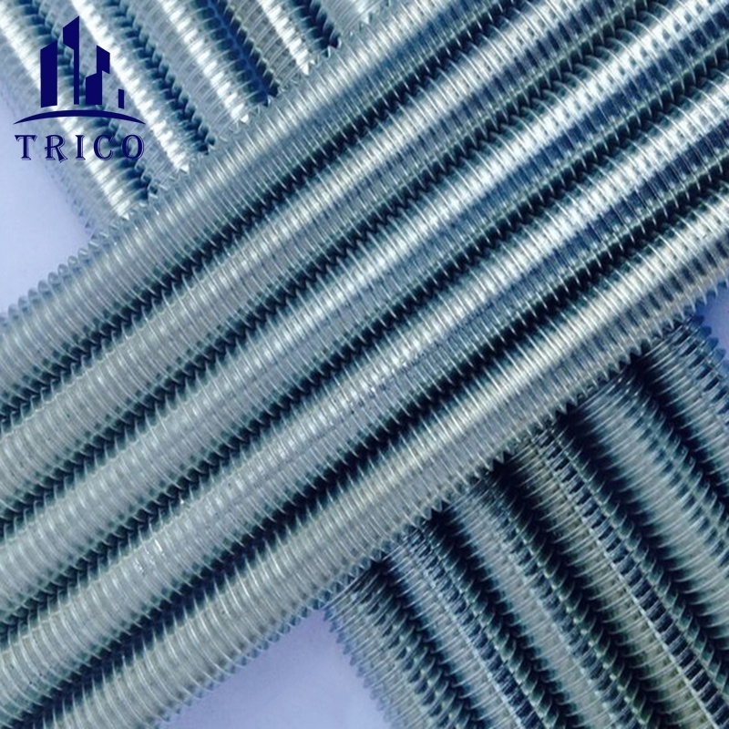 Hebei TRICO Galvanized Threaded Stud Rod Studs Threaded Rods 304 Stainless Steel Full Thread Tod