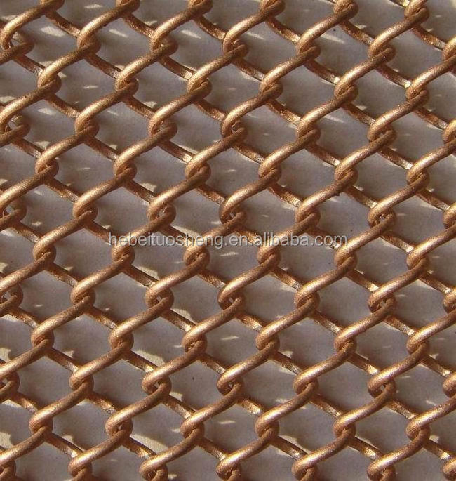 Fashionable decorative mesh /Metal mesh curtain/China factory supply hot sale The most popular wall cladding decorative mesh