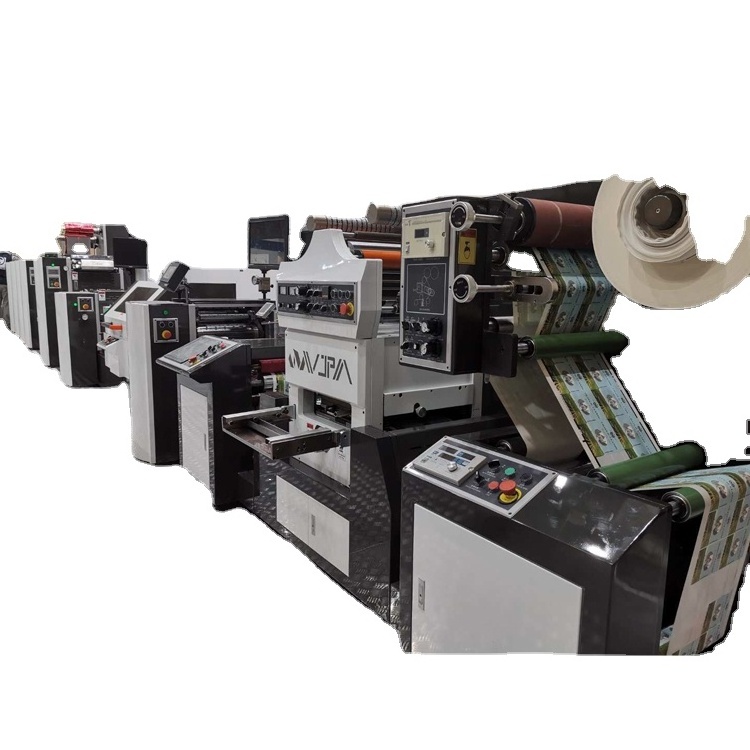 560mm roll to roll cardboard cigarette packaging IML Offset Printing Machine