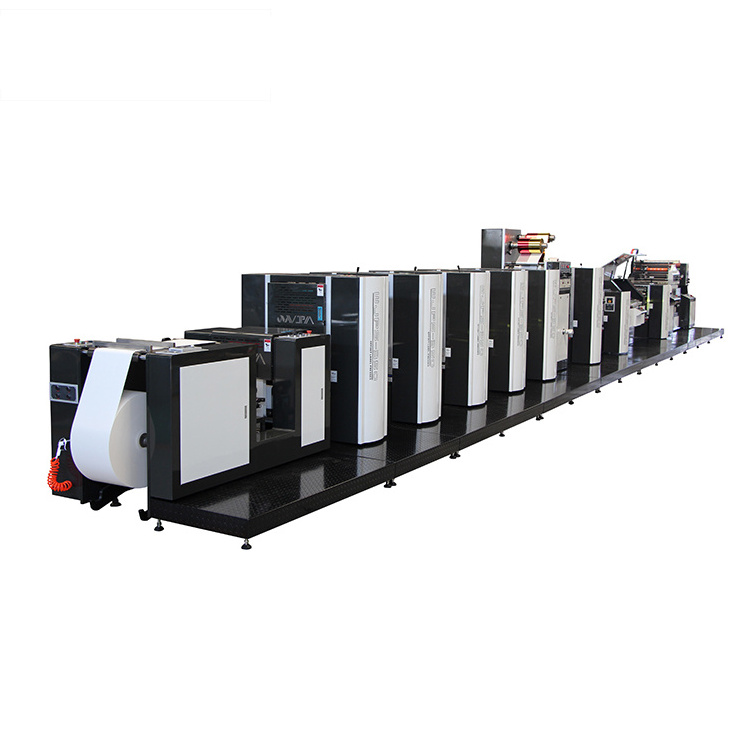 560mm roll to roll cardboard cigarette packaging IML Offset Printing Machine