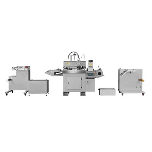 Hot Sale Automatic Reel Type Sticker  PVC  PET High Speed Two Color Screen Label Printing Machine