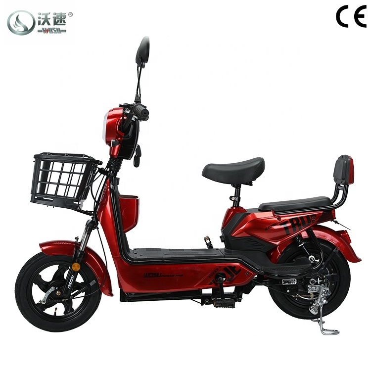 2 Wheel Electric Bike Scooter/Electric Moped With Pedals Motorcycle Electric Bicycle