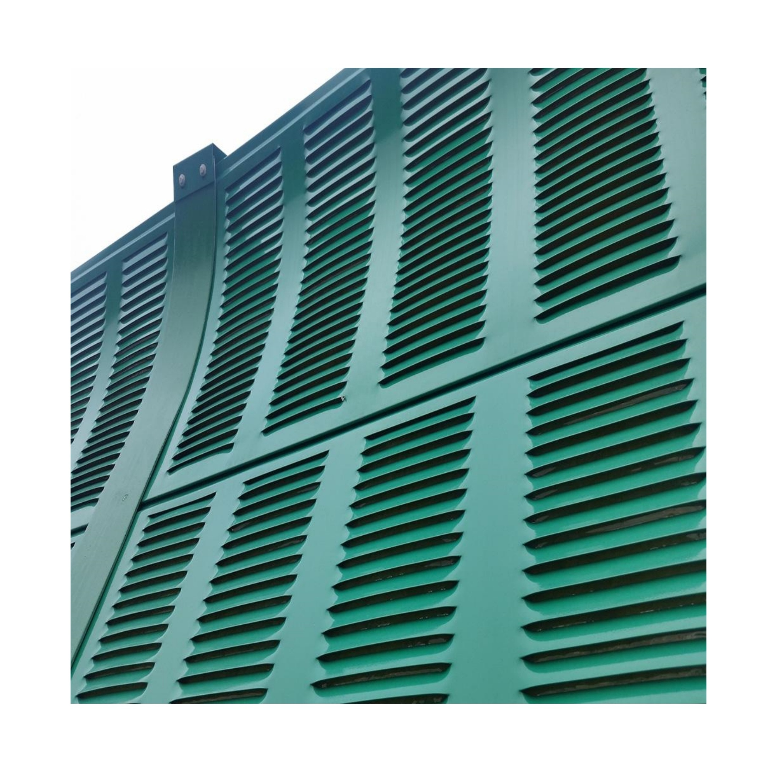 Residential area highways car noise barrier panels outdoor transparent acoustic sound proof reduction fences walls sheet