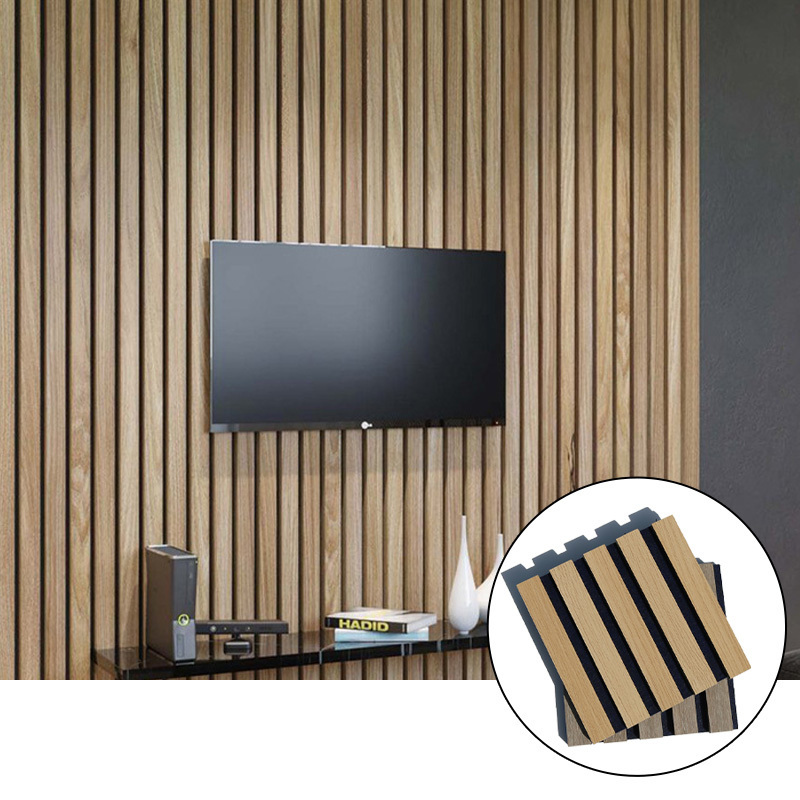 Factory direct sale Acoustic Felt Polyester Akupanel wooden wallboard interior decoration Wall Ceiling soundproof wall panels