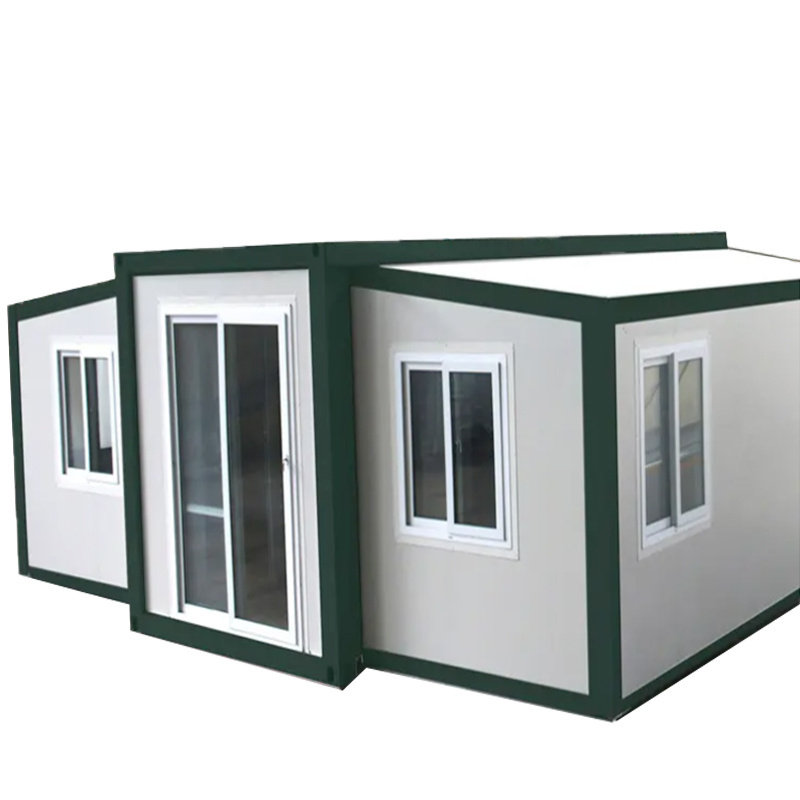 20FT Easy to Install Office Dormitory Mobile Housing Folding Module Residential Container Housing Double wing folding house