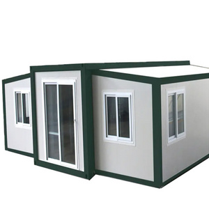 20FT Easy to Install Office Dormitory Mobile Housing Folding Module Residential Container Housing Double wing folding house