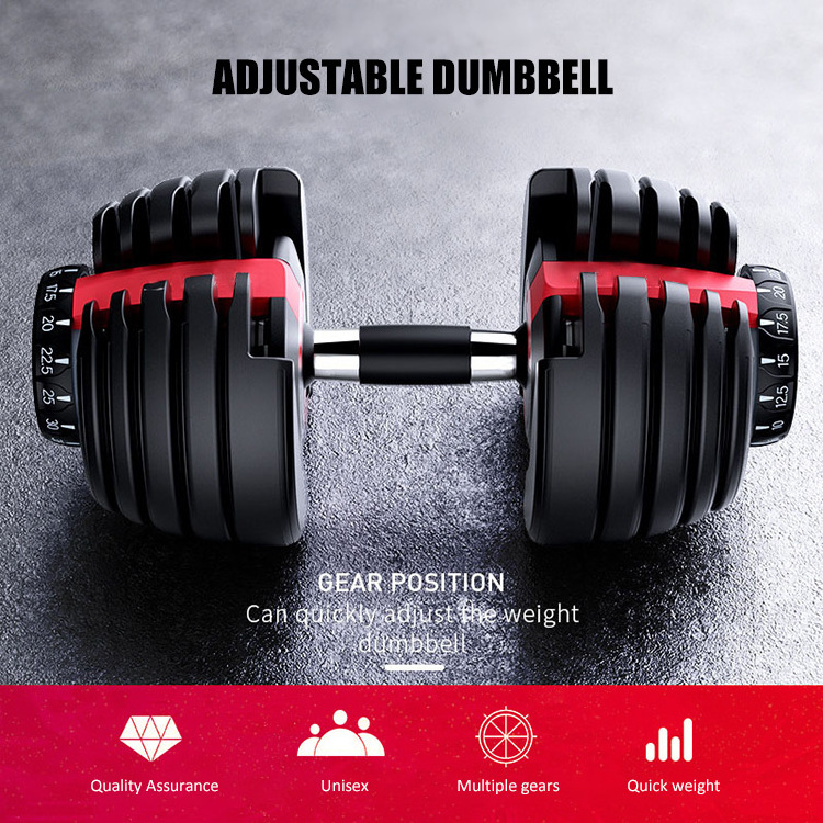 90Lbs 552 Dumbbells And Barbell Set Environmental Protection Material Cheap Adjustable Dumbbell 80 Lbs For Body Building