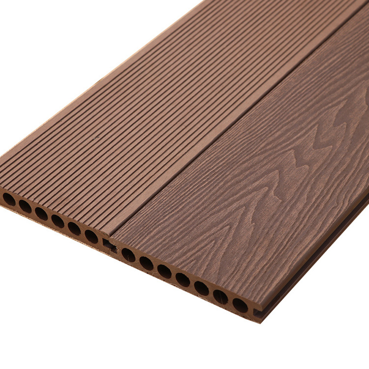 Hollow/solid Waterproof WPC Tiles outdoor decking composite decking for outdoor project