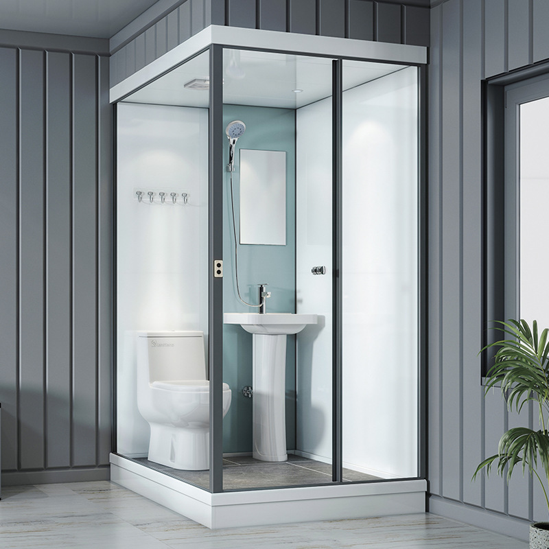 With toilet Prefab Fast Delivery Portable Bathroom Pods Modular Bathroom All-in-one Shower Room  Integrated bathroom Shower Room