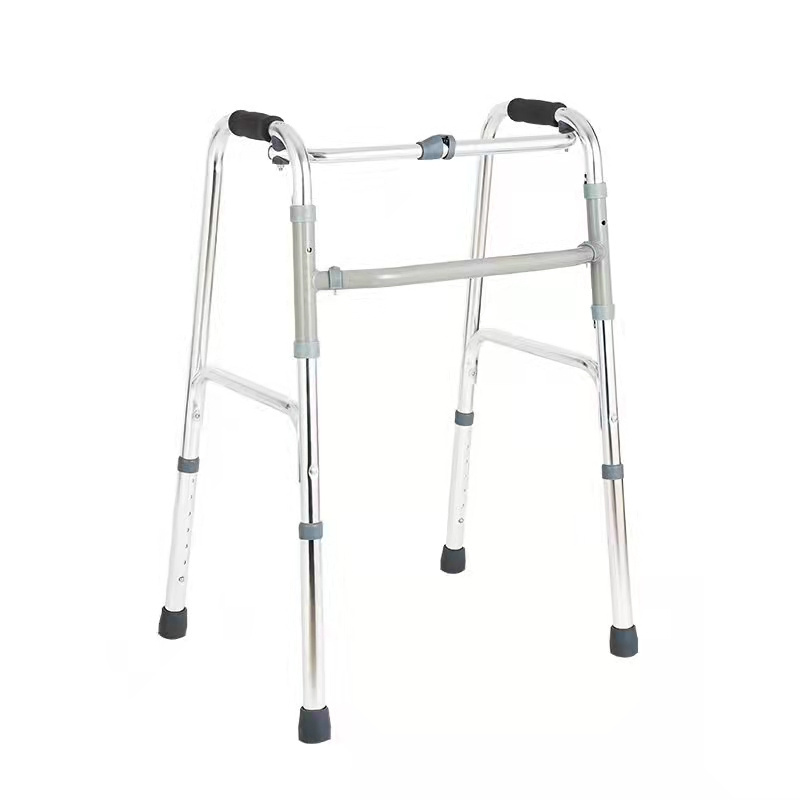 Aluminum alloy disabled folding walker four-legged walker