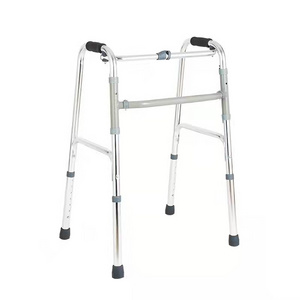 Aluminum alloy disabled folding walker four-legged walker