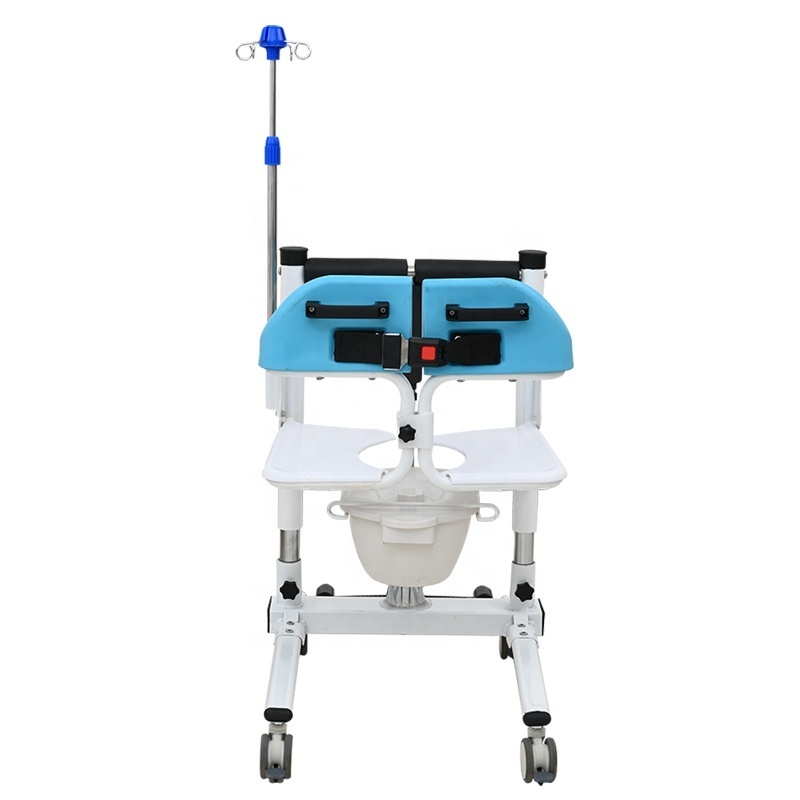 Wholesale Medical Portable Elderly Toilet Mobile Wheelchair Nursing Patient Hydraulic Lift Transfer Chair