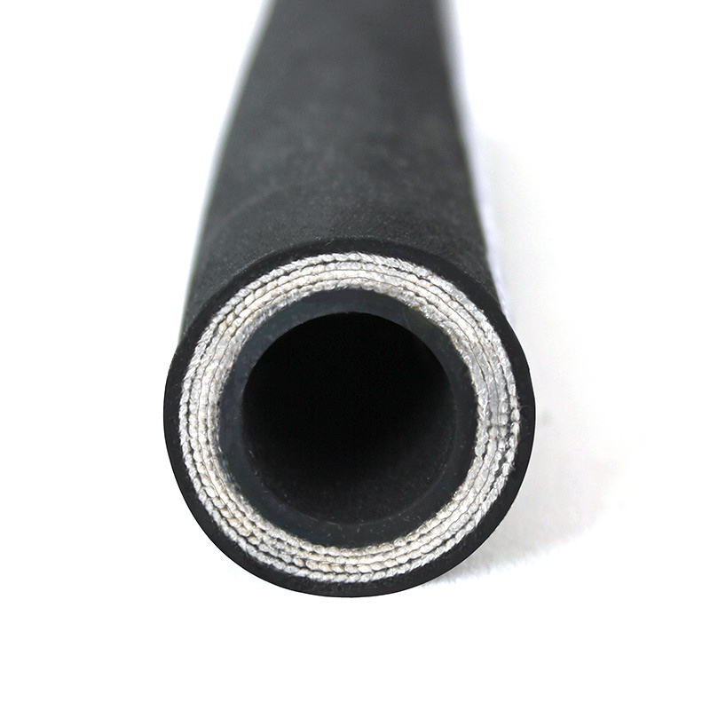 oil and weather resistant rubber hose Steel Wire Braid hydraulic Hose for chemical industry