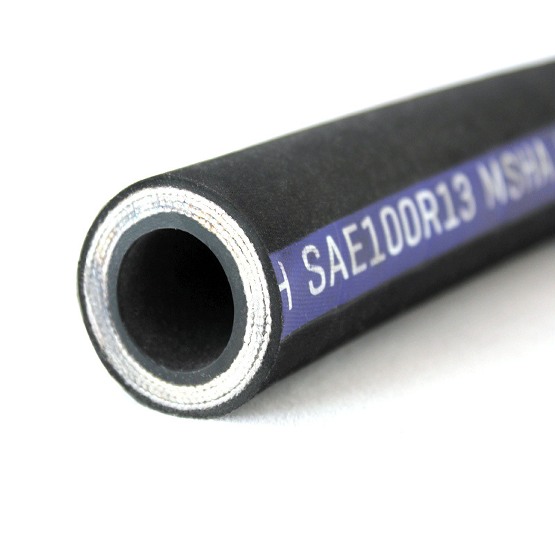 oil and weather resistant rubber hose Steel Wire Braid hydraulic Hose for chemical industry