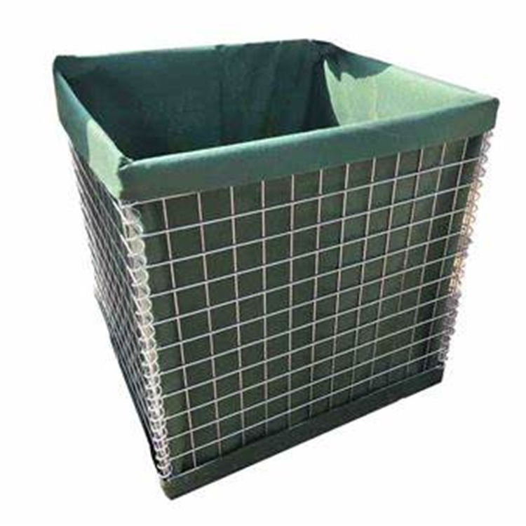 Hot Galvanized welded Gabion Defensive barrier high quality sand wall barriers for sale