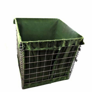 Hot Galvanized welded Gabion Defensive barrier high quality sand wall barriers for sale