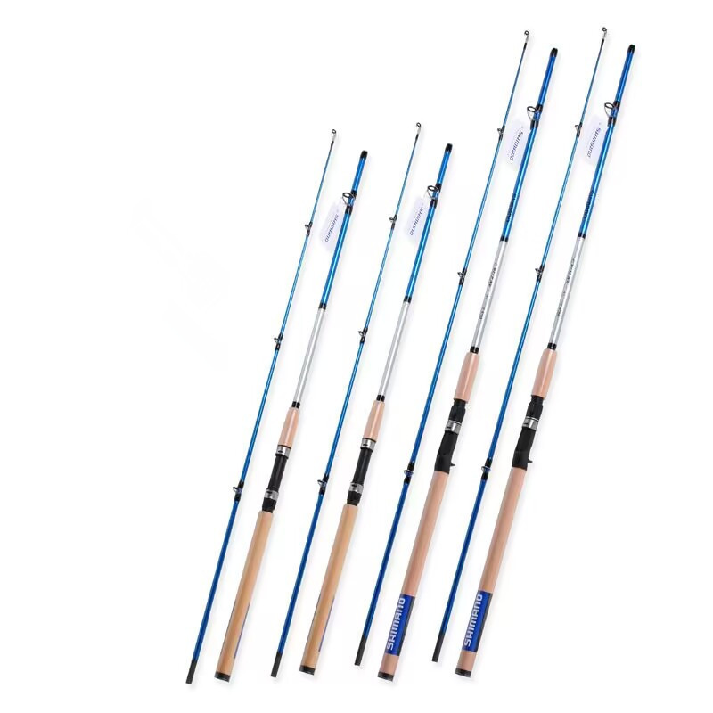 beach blanks 2 section rock salt water ultra light fiberglass spinning fishing rods