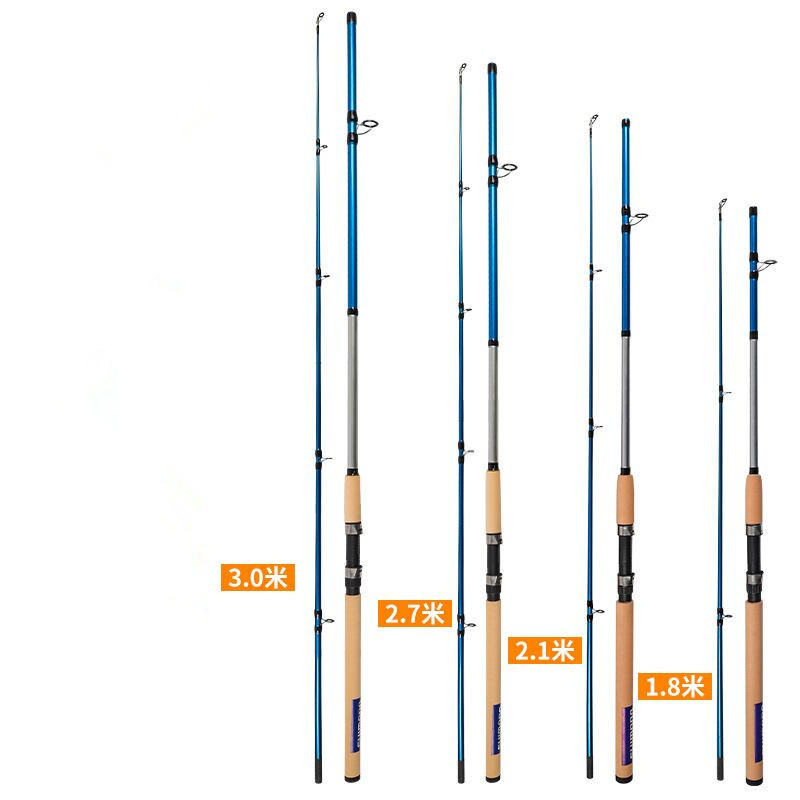 beach blanks 2 section rock salt water ultra light fiberglass spinning fishing rods