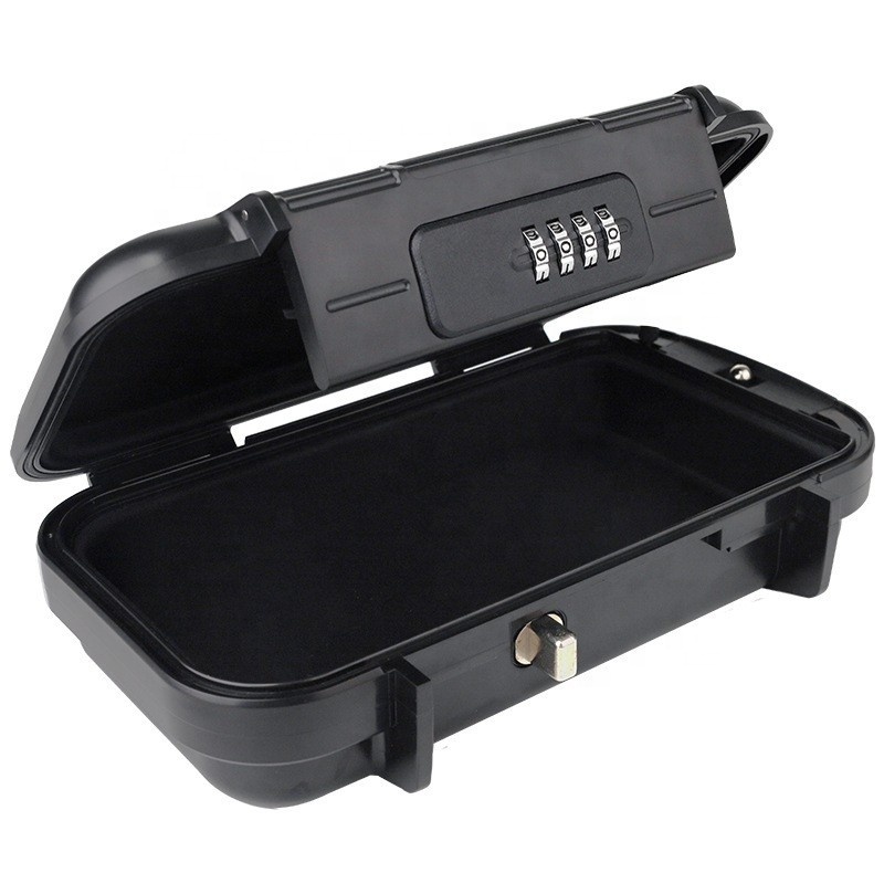 Mini Portable Personal Security Storage Lock Box With Cable For Travel