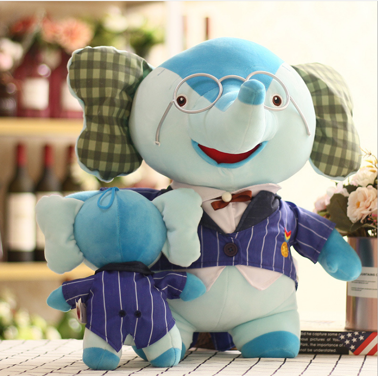 plush toys manufacturer custom elephant plush toy stuffed animal plush graduation elephant with big ears