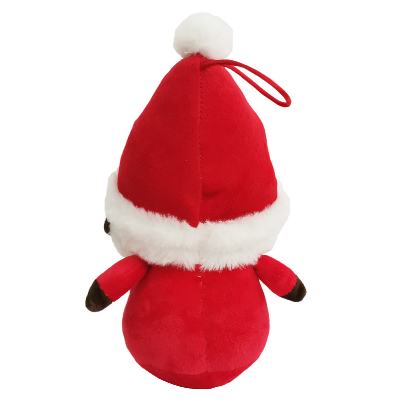 Wholesale African Santa Stuffed Plush Doll For Christmas Decoration Customized Black African American Santa Claus Plush Toys