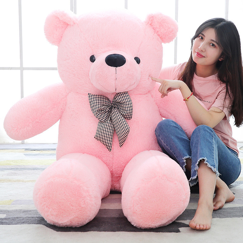 High Quality Bow-Knot Teddy Bear Plush Toys Giant Stuffed Animal Bear Plushie Doll Custom Bow-Knot Teddy Bear Stuffed Plush Toy