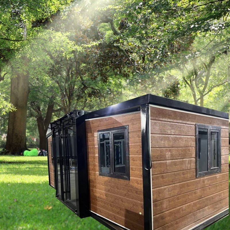 Pre-made Portable Building 20ft 40ft Expandable Homes Prefab  Expandable Container House Home OfficeSolar powered small houses