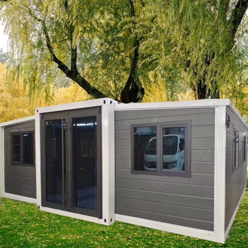 Fast Build Prefab House 20FT Modular Folding Container House / Tiny Folding Office / Shipping Container