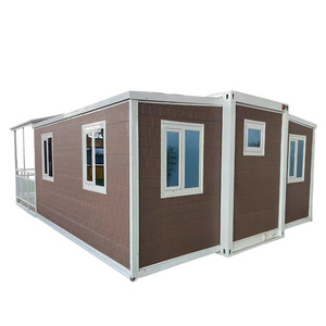 Mobile Expandable Prefabricated House alternative for temporary accommodation or office with a built-in toilet mobile portable