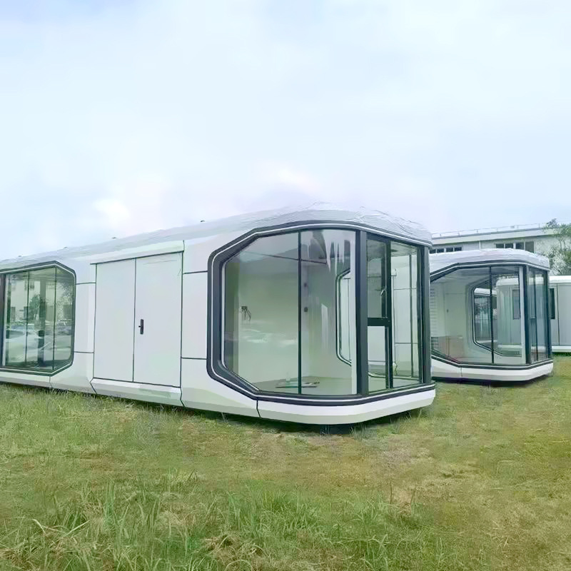 Space flat pack price prefabricated homes luxury living Prefab House Hebei factory Container House vessel capsule house