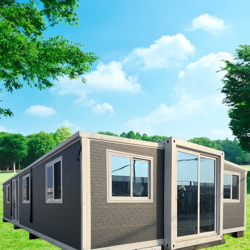 Pre-made Portable Building 20ft 40ft Expandable Homes Prefab  Expandable Container House Home OfficeSolar powered small houses