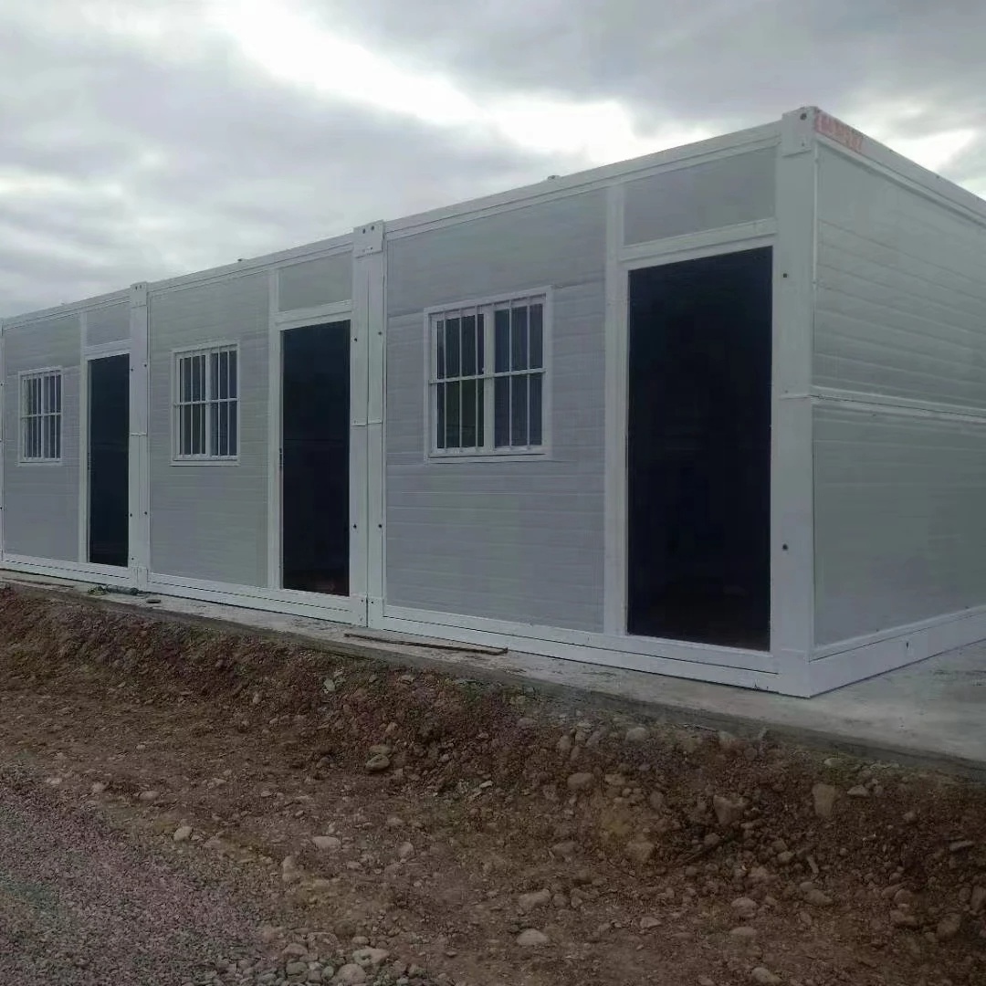 Prefab Container House 20ft Sandwich Panel Foldable Office Container