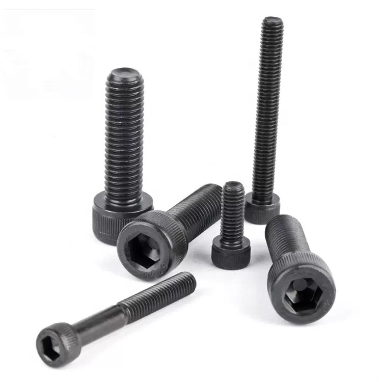 M2 M2.5 M3 M4 M5 M6 M8 M10 M12 M14 M16 Grade 12.9 DIN912 Black Oxide Steel Allen Bolts Hex Socket Cap Head Screws