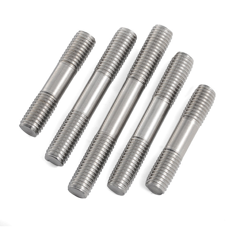 M3 M4 M5 M6 M8 M10 M12 M14 M16 304 Stainless Steel double end threaded stud Bolts