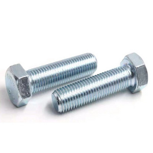 M6 M8 M10 M12 M14 M16 M18 M20 DIN 933  Full Thread High Tensile Galvanised Zinc Plated Hexagon Hex Head Bolt